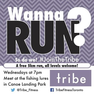 Come run with Tribe. 
